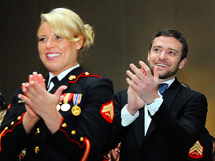 Justin Timberlake at Marine Corps Ball: Pictures : People.