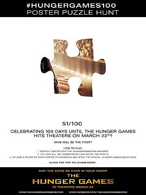 Hunger Games: 100 Puzzle Pieces