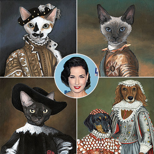 PET PAINTINGS photo | Dita Von Teese