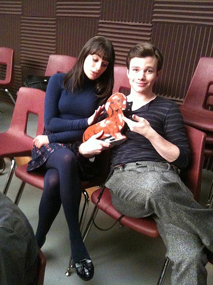 WHAT'S UP, DOX? photo | Chris Colfer, Lea Michele