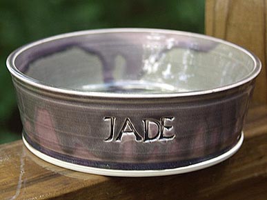 Etsy Fave! Personalized Pet Food Bowls for Dogs Big and Small