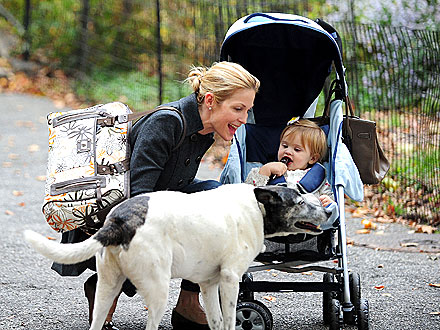 Kelly Rutherford's Dog Bosses Her Kids Around