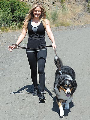 Hilary Duff, Dog Dubois Model for Danskin