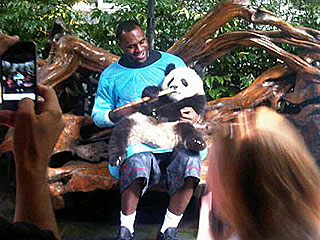 LeBron James Gets Upstaged – by a Panda! | LeBron James
