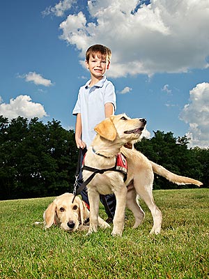 Boy Writes Book to Raise Money for Seizure-Sniffing Dog