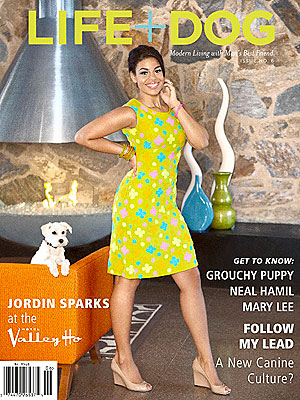 Jordin Sparks Covers LIFE+DOG Magazine