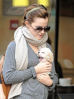 Emma Watson Falls Under a Puppy's Spell | Emma Watson