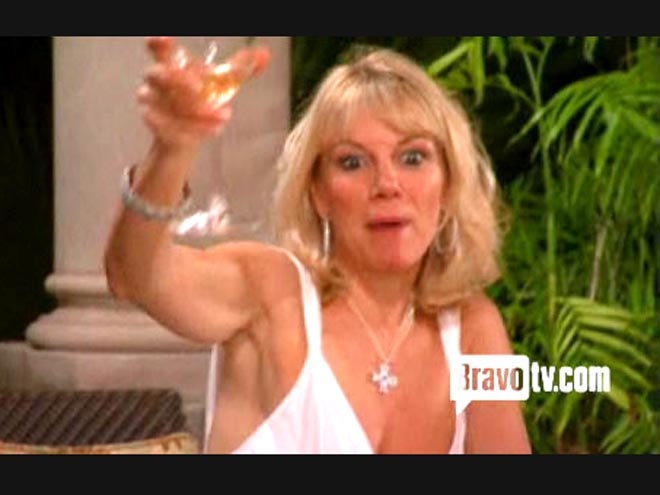 What did Ramona Singer scream after getting drunk on a yacht?