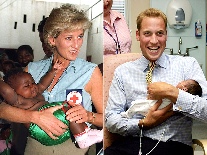 HANDS-ON CARE  photo | Prince William, Princess Diana