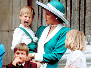 Diana and Her Sons | Prince Harry, Prince William, Princess Diana