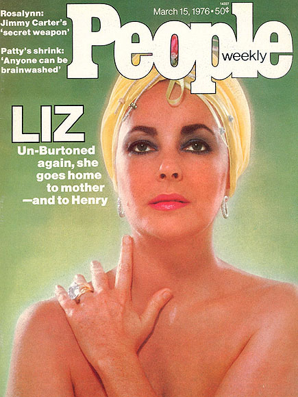 1976: LIZ UN-BURTONED AGAIN
photo | Elizabeth Taylor Cover, Elizabeth Taylor