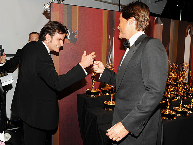 OLD PALS photo | Charlie Sheen, Rob Lowe