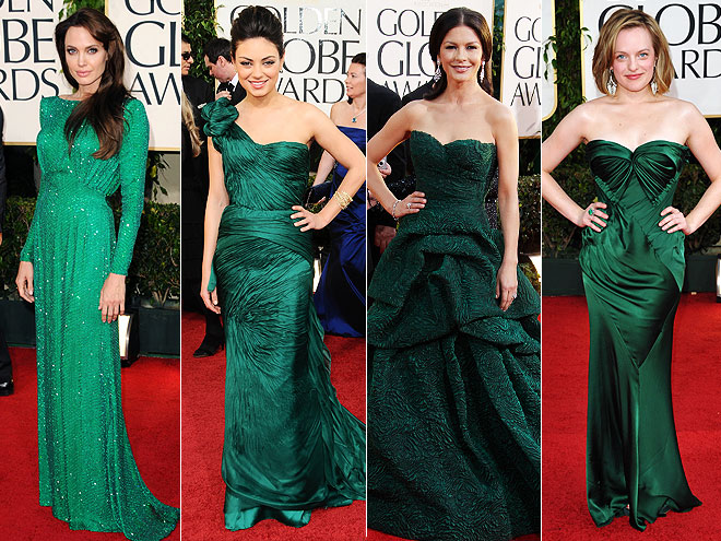 GREEN  photo | Angelina Jolie, Catherine Zeta-Jones, Elisabeth Moss, Mila Kunis