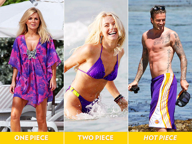 PURPLE MAJESTY
photo | David Beckham, Geri Halliwell, Julianne Hough