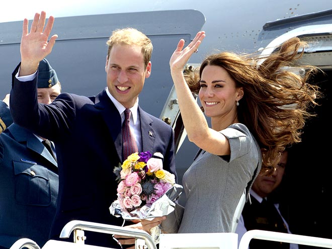 THE FRIENDLY SKIES   photo | Kate Middleton, Prince William