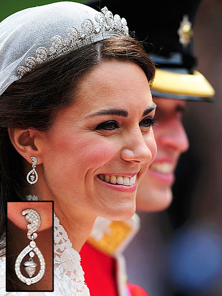 EARRINGS photo  Royal Wedding, Kate Middleton