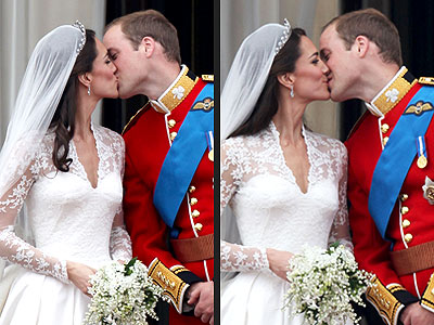 william and kate middleton kissing. Kate and William#39;s first