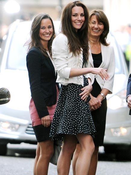 BRIDAL PARTY photo Carole Middleton Kate Middleton Pippa Middleton