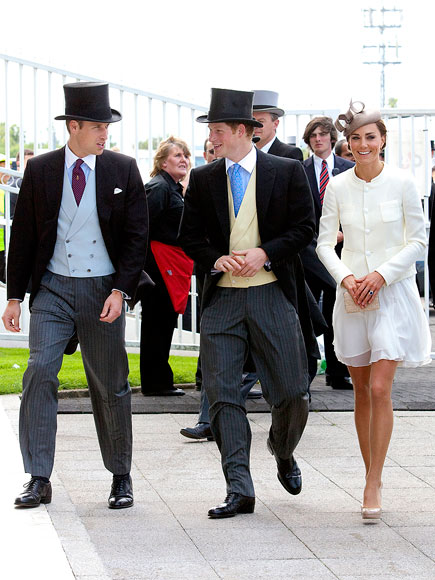 OFF TO THE RACES
 photo | Kate Middleton, Prince Harry, Prince William