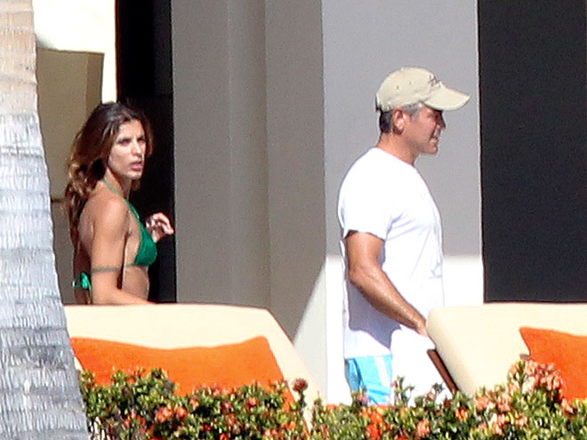 GREEN WITH ENVY
photo | Elisabetta Canalis, George Clooney