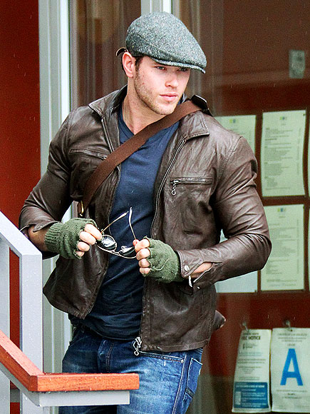 LEATHER & FACE photo | Kellan Lutz