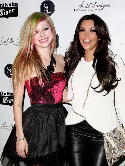 ROCK ON photo | Avril Lavigne, Kim Kardashian
