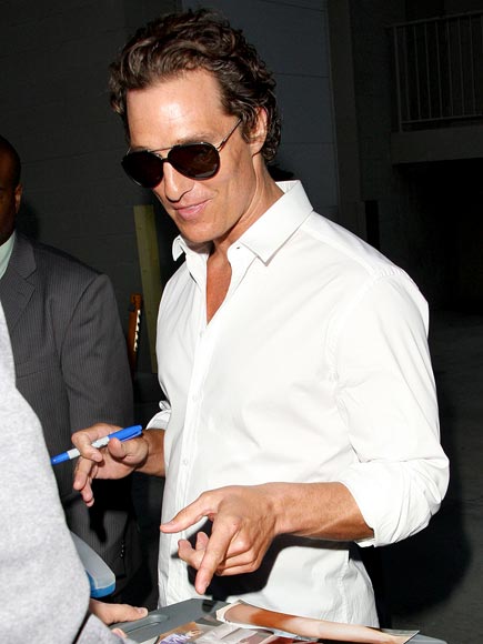 KEEP L-I-V-I-N' photo | Matthew McConaughey