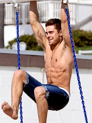 Zac Efron hasn't made a secret of his toned body but the heartthrob took 