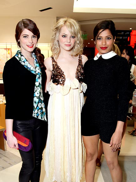 GIRL POWER photo | Ashley Greene, Emma Stone, Freida Pinto