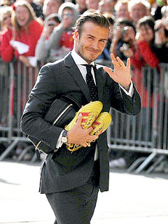 David's Happy Homecoming | David Beckham