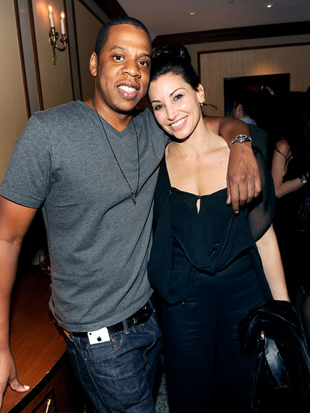 BACKSTAGE BUDS photo | Gina Gershon, Jay-Z