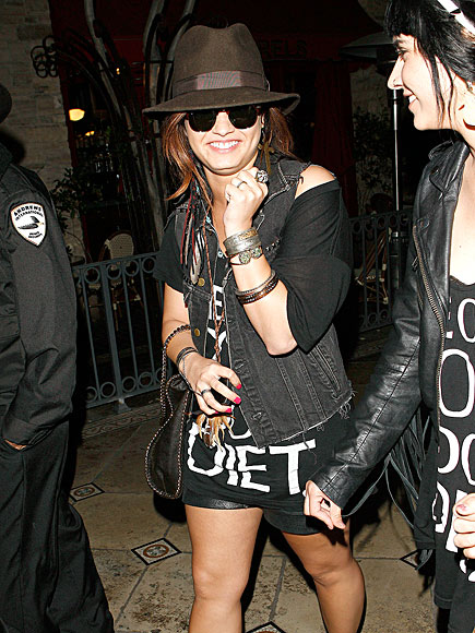 GOT THE MESSAGE? photo | Demi Lovato