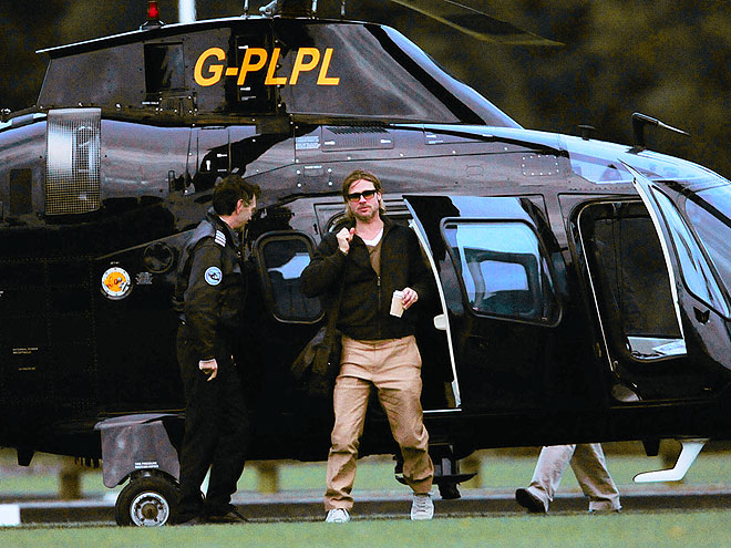CHOPPER STOP photo | Brad Pitt