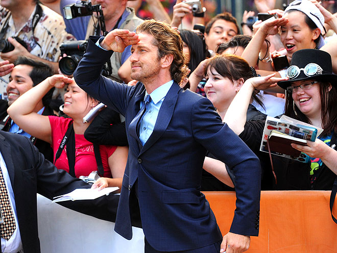 SUIT SALUTE photo | Gerard Butler