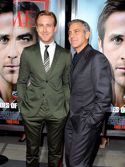 HOTNESS OVERLOAD photo | George Clooney, Ryan Gosling