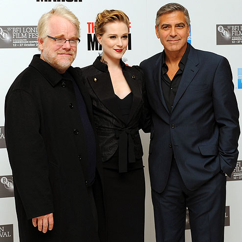 TRIPLE THREAT photo | Evan Rachel Wood, George Clooney, Philip Seymour Hoffman