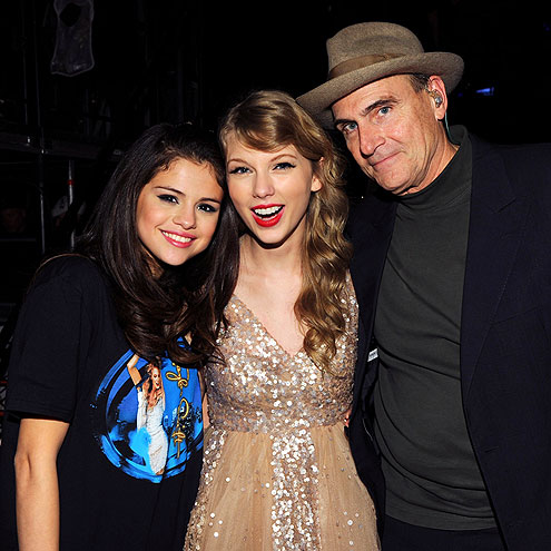 A-LIST GROUPIES
photo | James Taylor, Selena Gomez, Taylor Swift