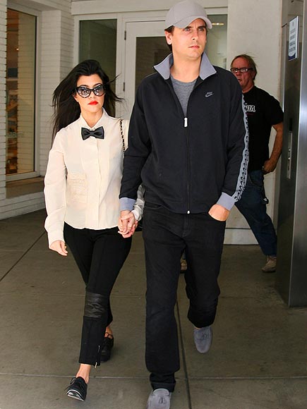 EATING FOR THREE photo | Kourtney Kardashian, Scott Disick