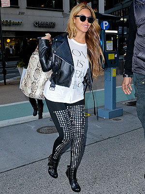 Would You Wear Studded Leggings like Beyoncé?