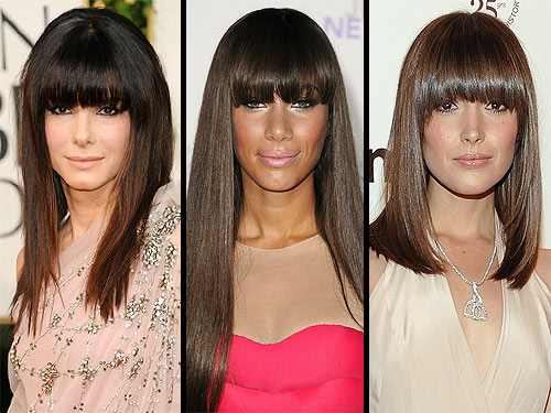 Sandra Bullock Sparks Hollywood's Blunt-Bangs Trend: Love It or Hate It? Sandra Bullock Sparks Hollywood's Blunt-Bangs Trend: Love It or Hate It?