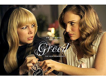 Natalie Portman and Michelle Williams Fragrance Ad