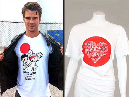 Celebrity T-shirts for Japan