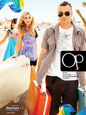 Aly Michalka and Mark Salling OP ads