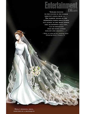 kristen stewart bella wedding dress. Bella#39;s Wedding Dress Imagined