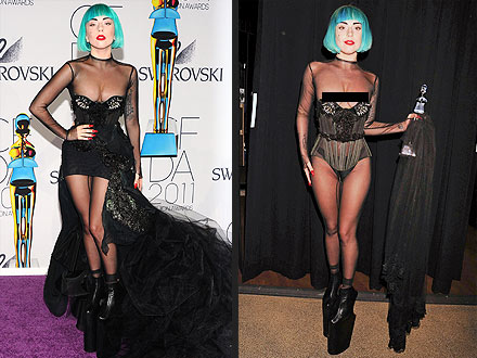 lady gaga 2011 cfda. Lady Gaga CFDA Style