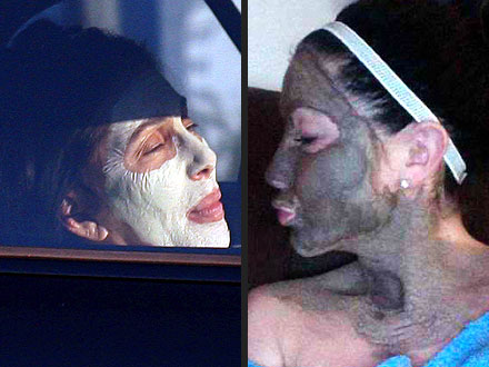 Cher and Bristol Palin Wear Mud Masks