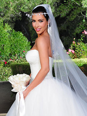 Kim Kardashian Wedding Hair and Makeup