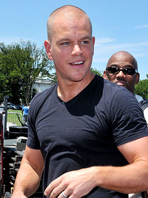 Matt Damon Bald Head