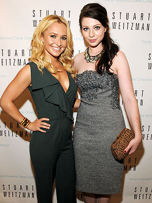 Hayden Panettiere, Michelle Trachtenberg for Stuart Weitzman