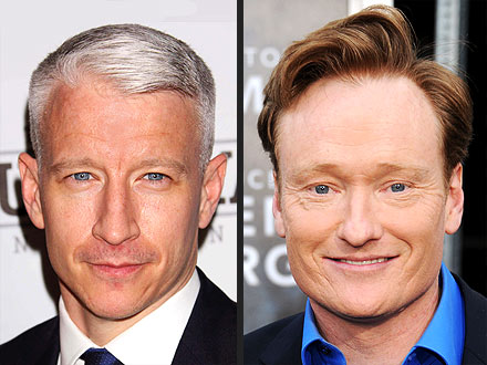 Anderson Cooper and Conan O'Brien Hair